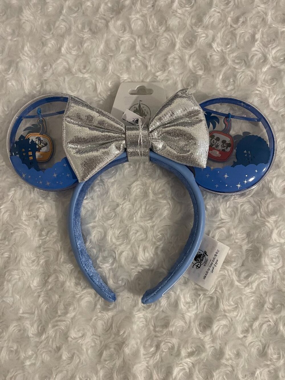 NEW 2026 Disney Parks WDW Skyliner Moving Mickey Mouse Ears Removable Bow